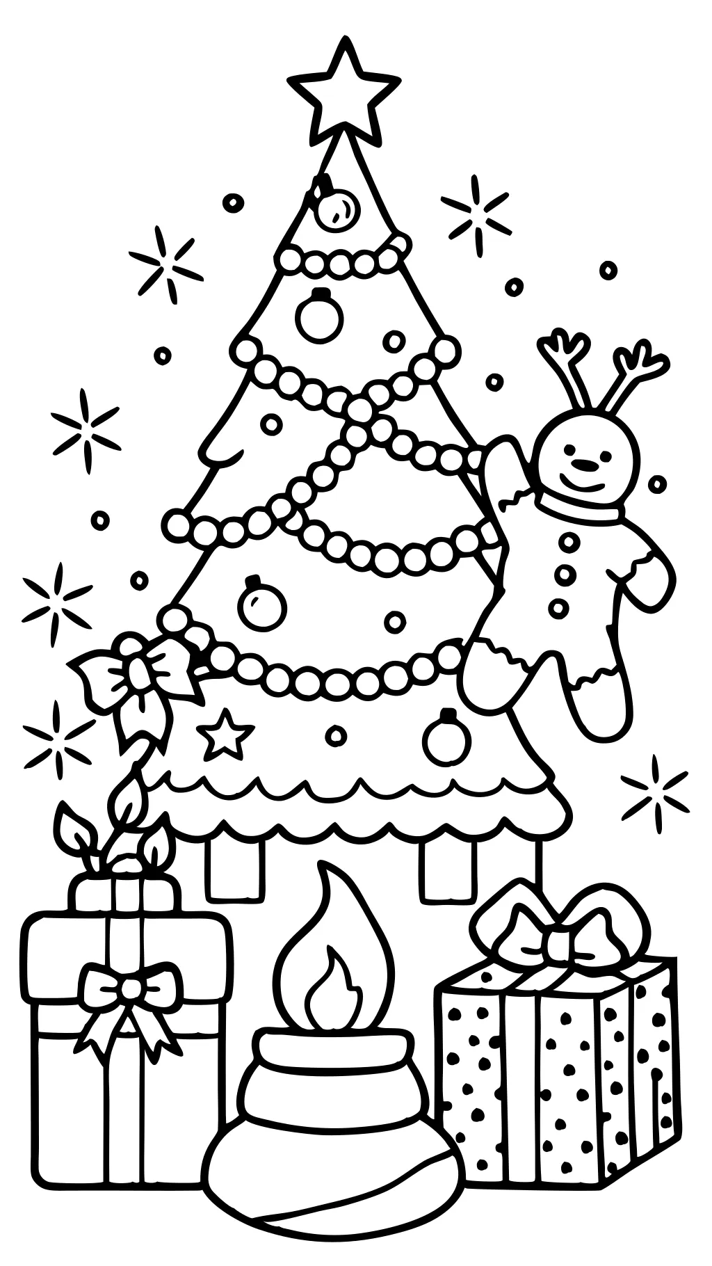 coloring pages cristmas